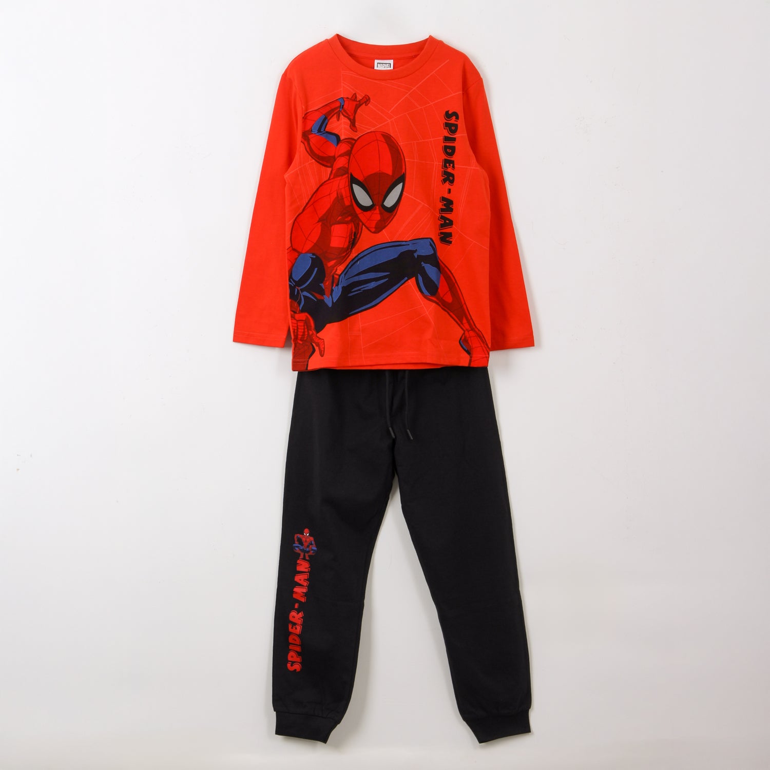 Pijama Manga Larga Niño Pose Spiderman Rojo Marvel - Pijamas Chile | The Brands Club cl