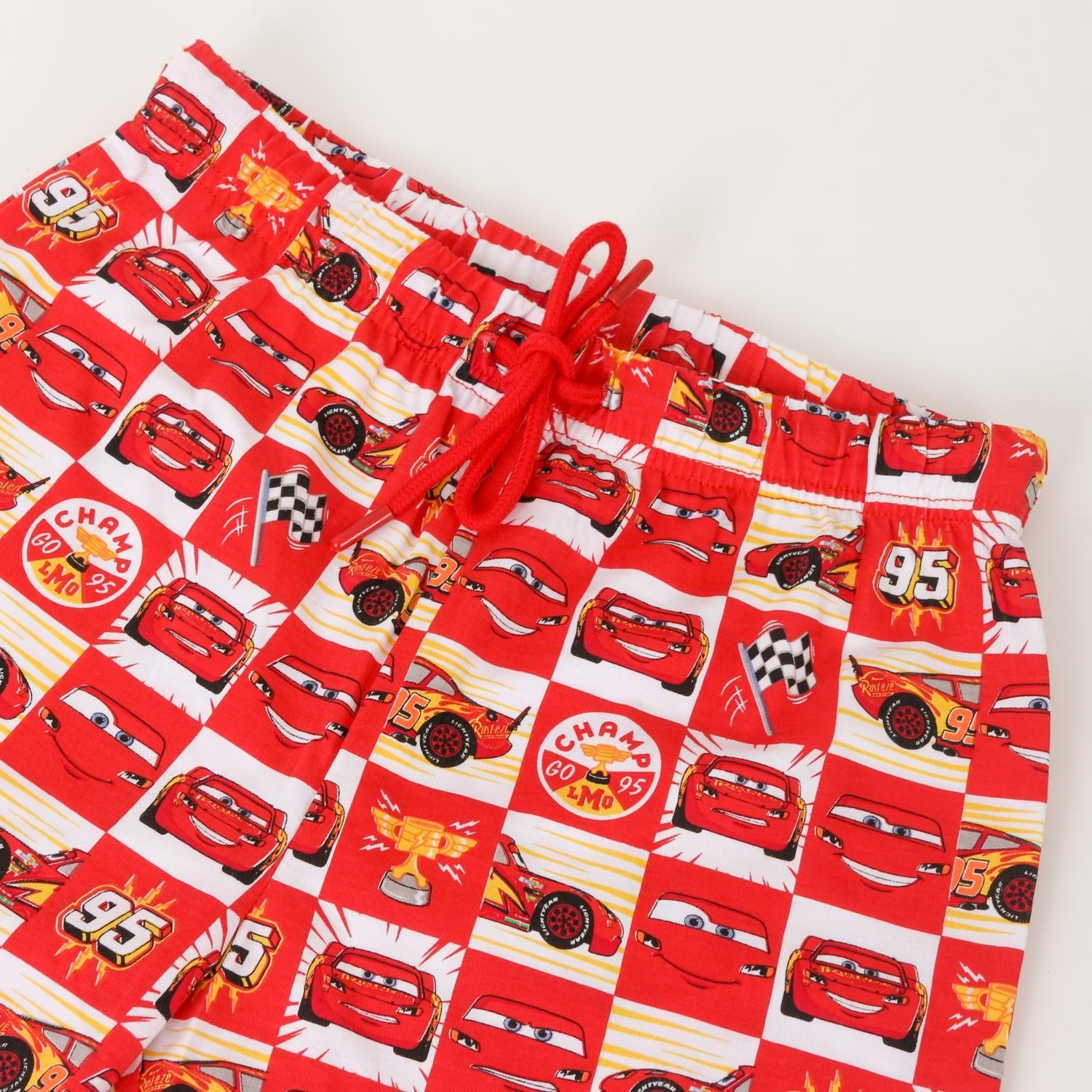 Pijama Manga Larga Niño Rayo McQueen Cars Rojo Disney - Pijamas Chile | The Brands Club cl