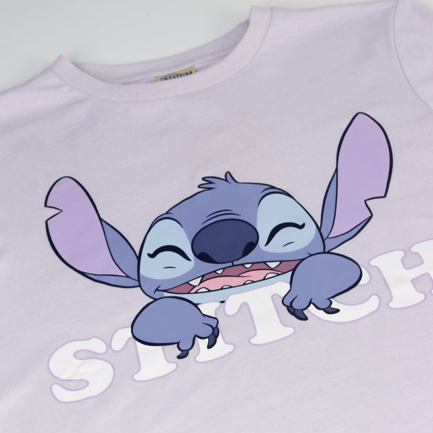 Pijama Manga Larga Niña Morado Smile Lilo & Stitch Disney