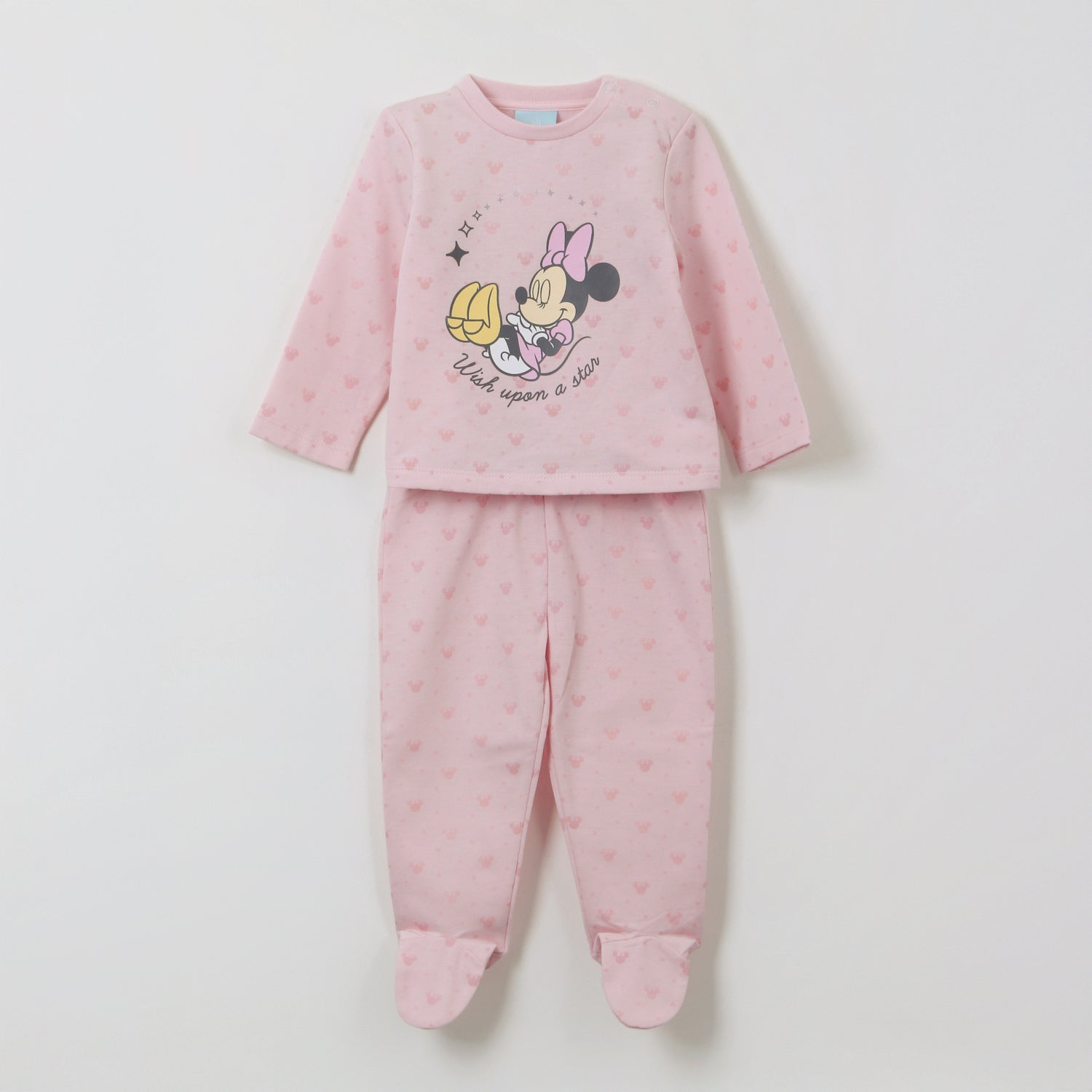 Pijama Manga Larga Niña Wish Minnie Rosado Disney - Pijamas Chile | The Brands Club cl