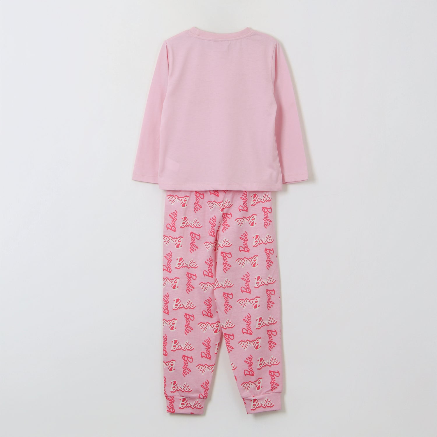 Pijama Manga Larga Niña Logo Rosado Barbie - Pijamas Chile | The Brands Club cl