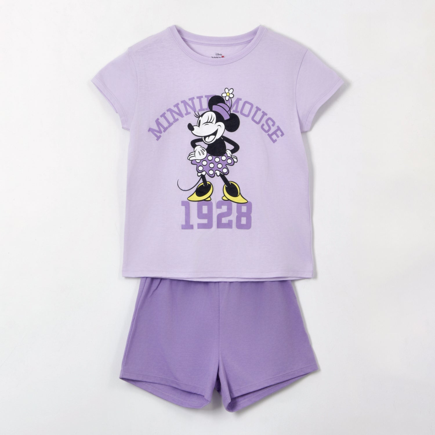 Pijama Manga Corta Teen Rosado 1928 Minnie Disney