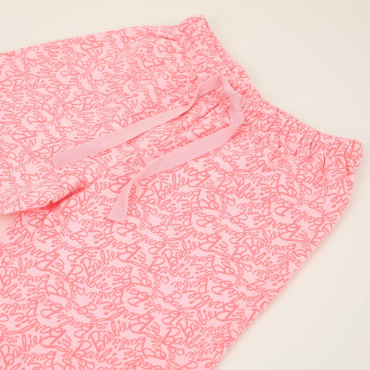 Pijama Manga Larga Niña Muñeca Rosado Barbie - Pijamas Chile | The Brands Club cl