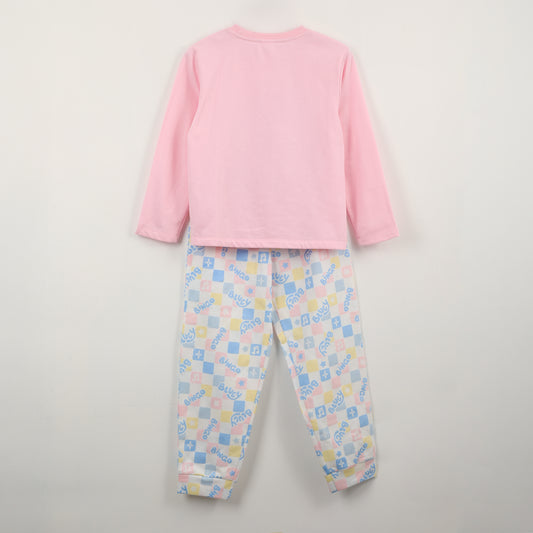 Pijama Manga Larga Niña Shake It Rosado Bingo & Bluey - Pijamas Chile | The Brands Club cl