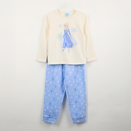 Pijama Manga Larga Elsa Frozen Beige Disney - Pijamas Chile | The Brands Club cl