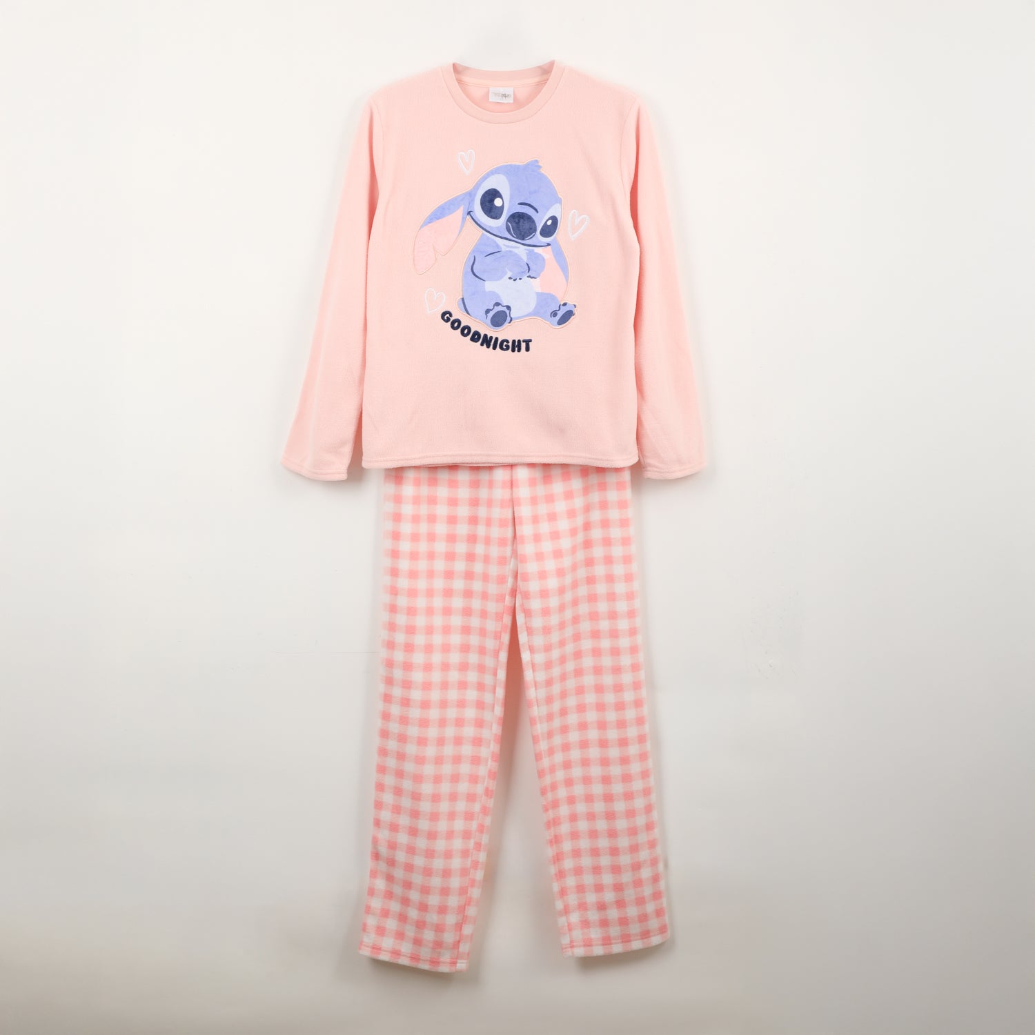 Pijama Manga Larga Niña Goodnight Lilo & Stitch Rosa Disney - Pijamas Chile | The Brands Club cl