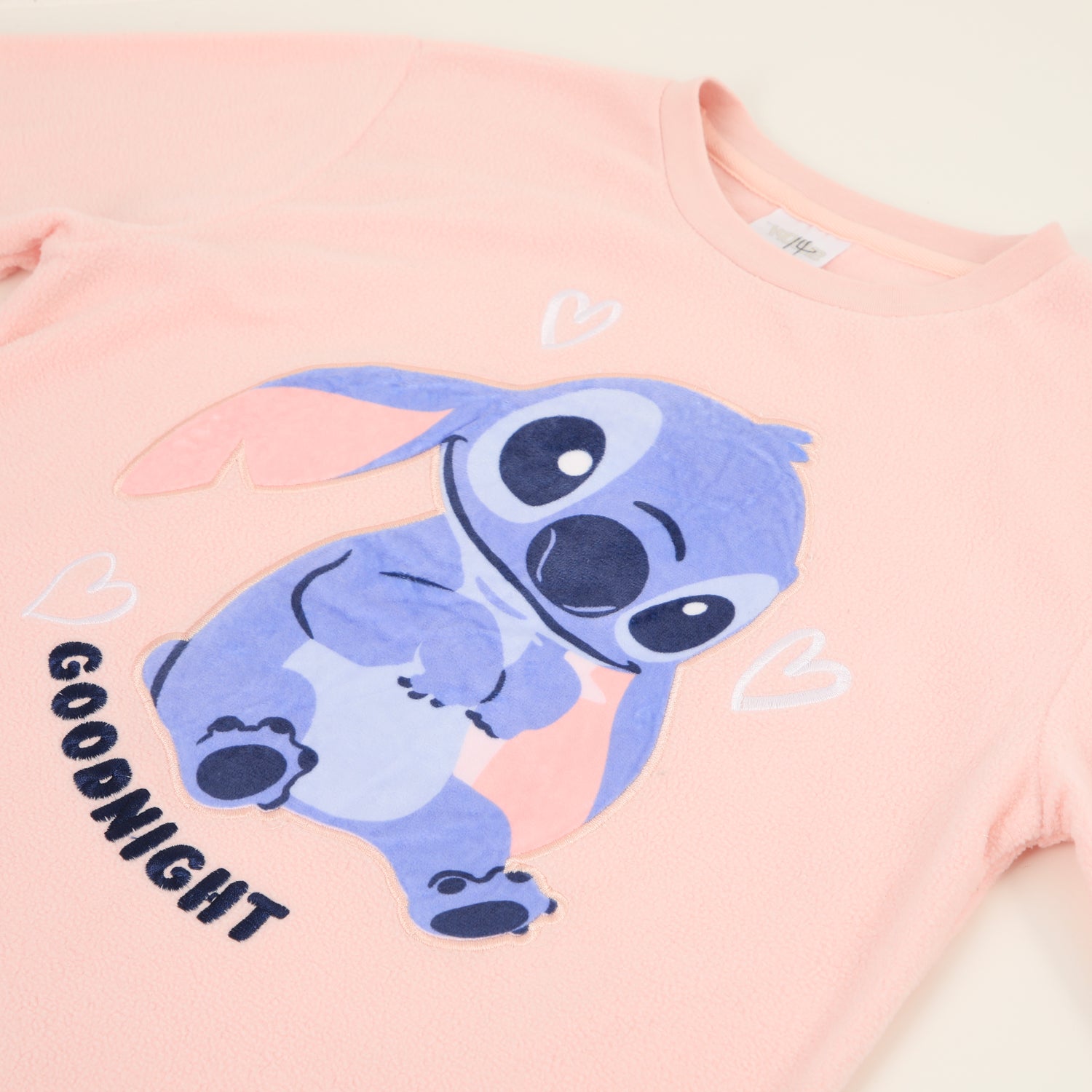 Pijama Manga Larga Niña Goodnight Lilo & Stitch Rosa Disney - Pijamas Chile | The Brands Club cl