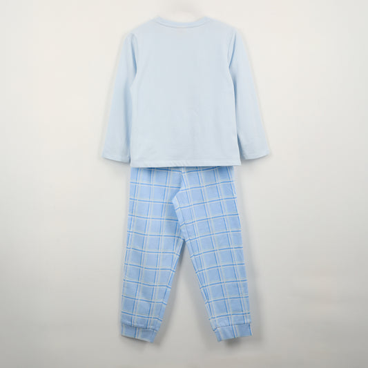 Pijama Manga Larga Niña Lilo & Stitch Celeste Disney - Pijamas Chile | The Brands Club cl