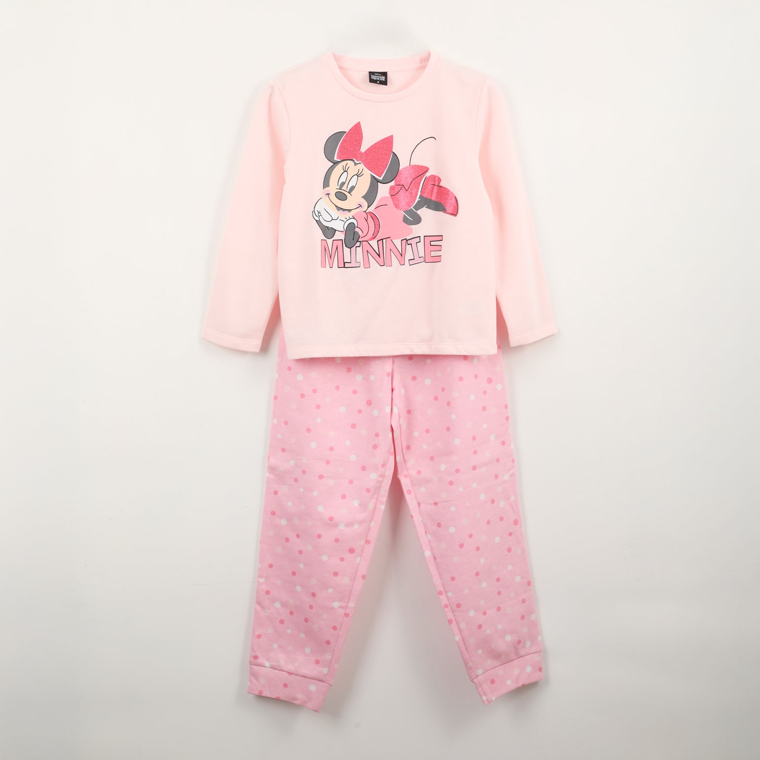 Pijama Manga Larga Niña Minnie Mouse Rosado Disney - Pijamas Chile | The Brands Club cl