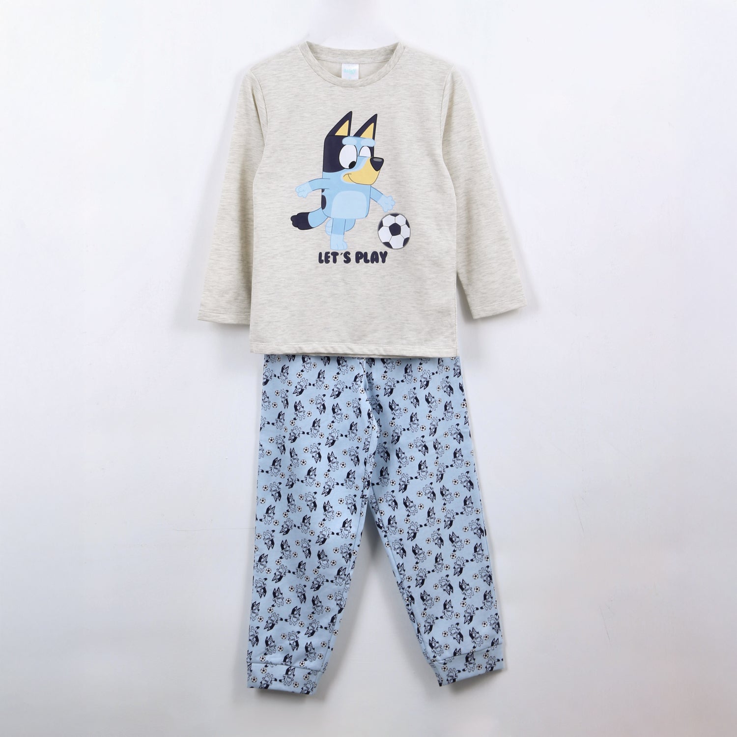 Pijama Manga Larga Niña Lets Play Azul Bluey - Pijamas Chile | The Brands Club cl