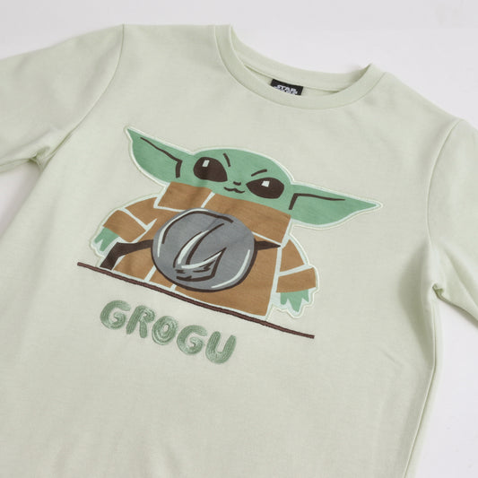 Pijama Manga Larga Niño Grogu Verde Star Wars - Pijamas Chile | The Brands Club cl
