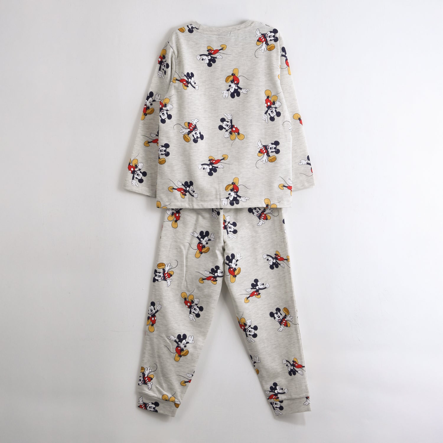 Pijama Manga Larga Niño Full Print Mickey Gris Disney - Pijamas Chile | The Brands Club cl