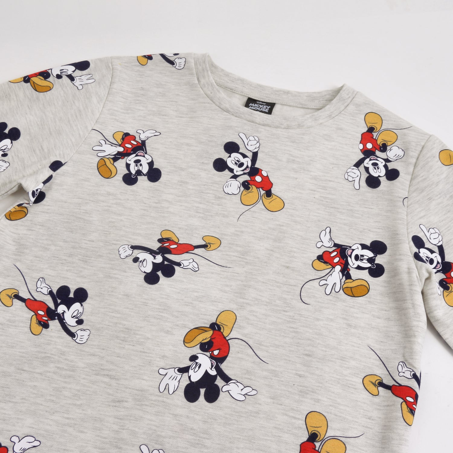 Pijama Manga Larga Niño Full Print Mickey Gris Disney - Pijamas Chile | The Brands Club cl