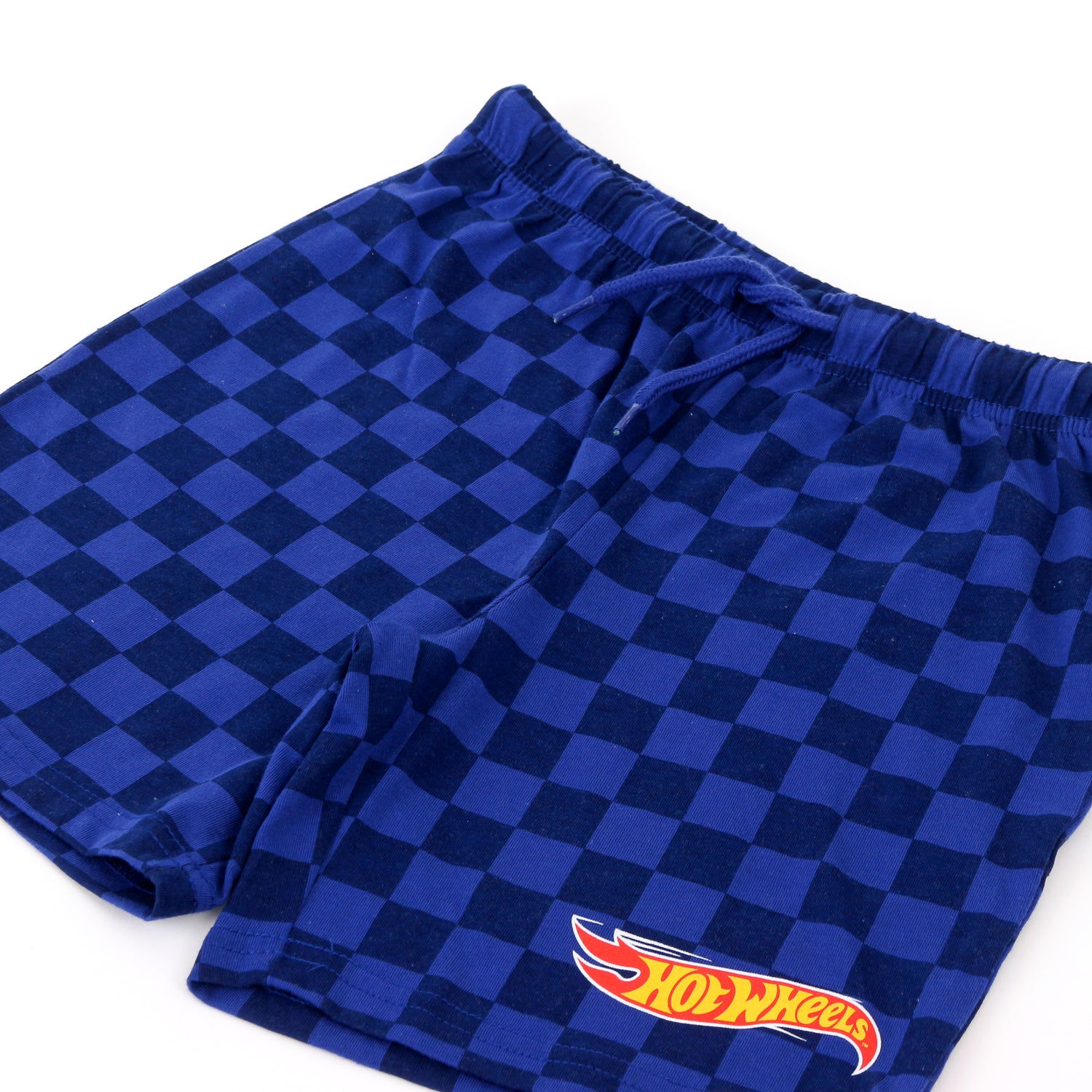 Pijama Manga Corta Niño Hot Wheels Logo Celeste
