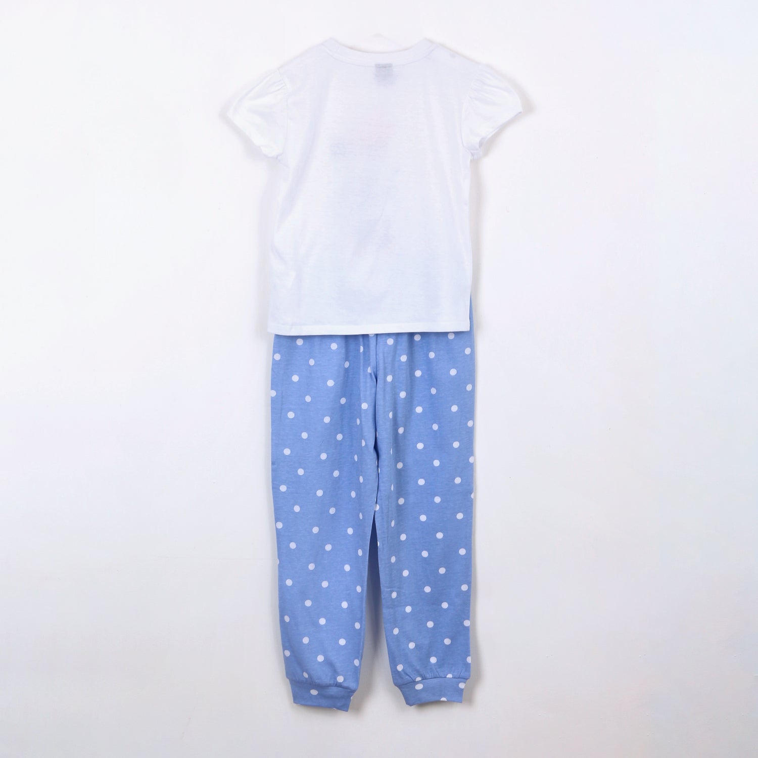 Pijama Manga Larga Niña Minnie Disney Lunares Blanco