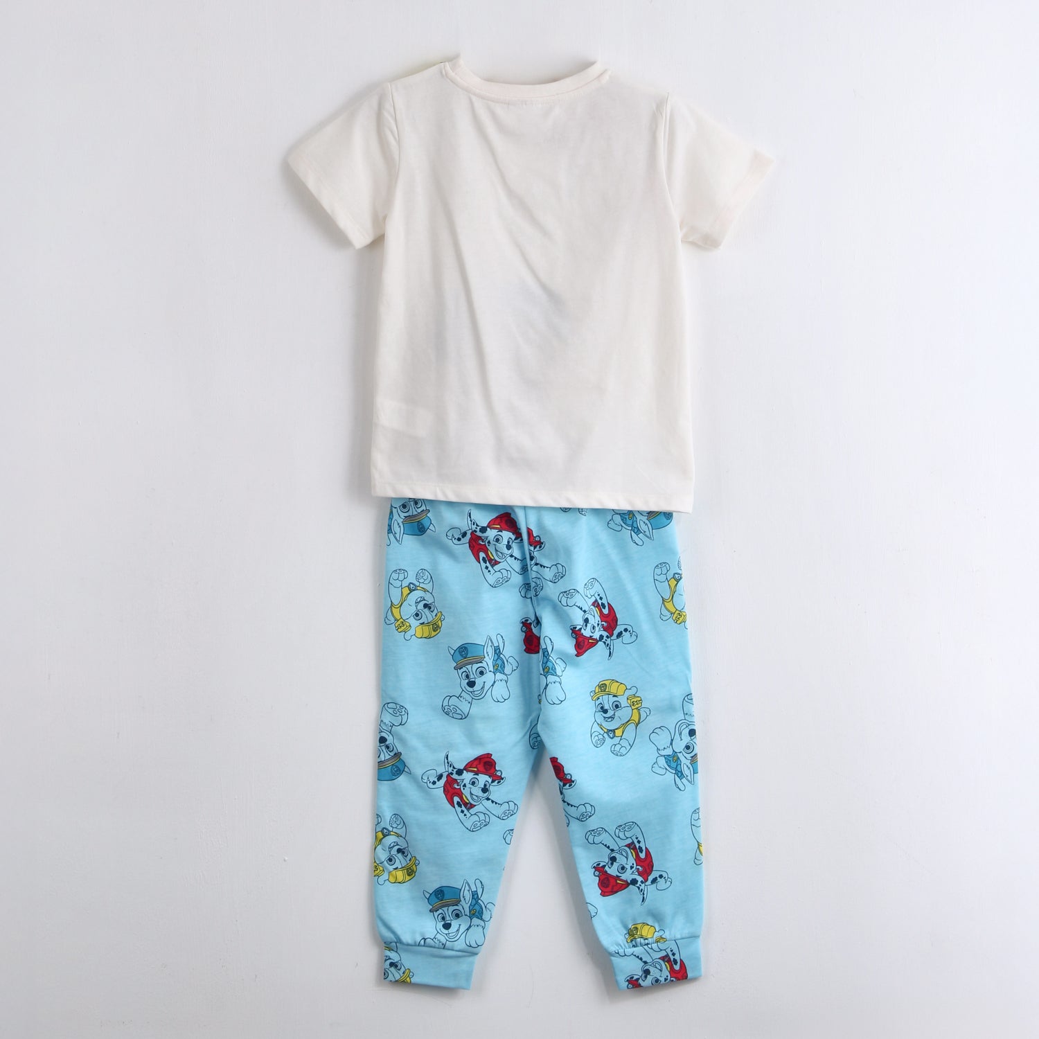 Pijama Manga Corta Niño Full Print Blanco Paw Patrol