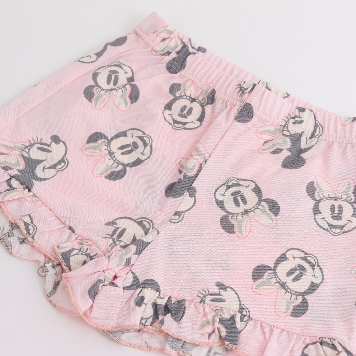Pijama Manga Corta Niña Minnie Disney Full Print Rosado
