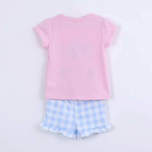 Pijama Manga Corta Niña Stitch Disney Friday Night Rosado - Pijamas Chile | The Brands Club cl