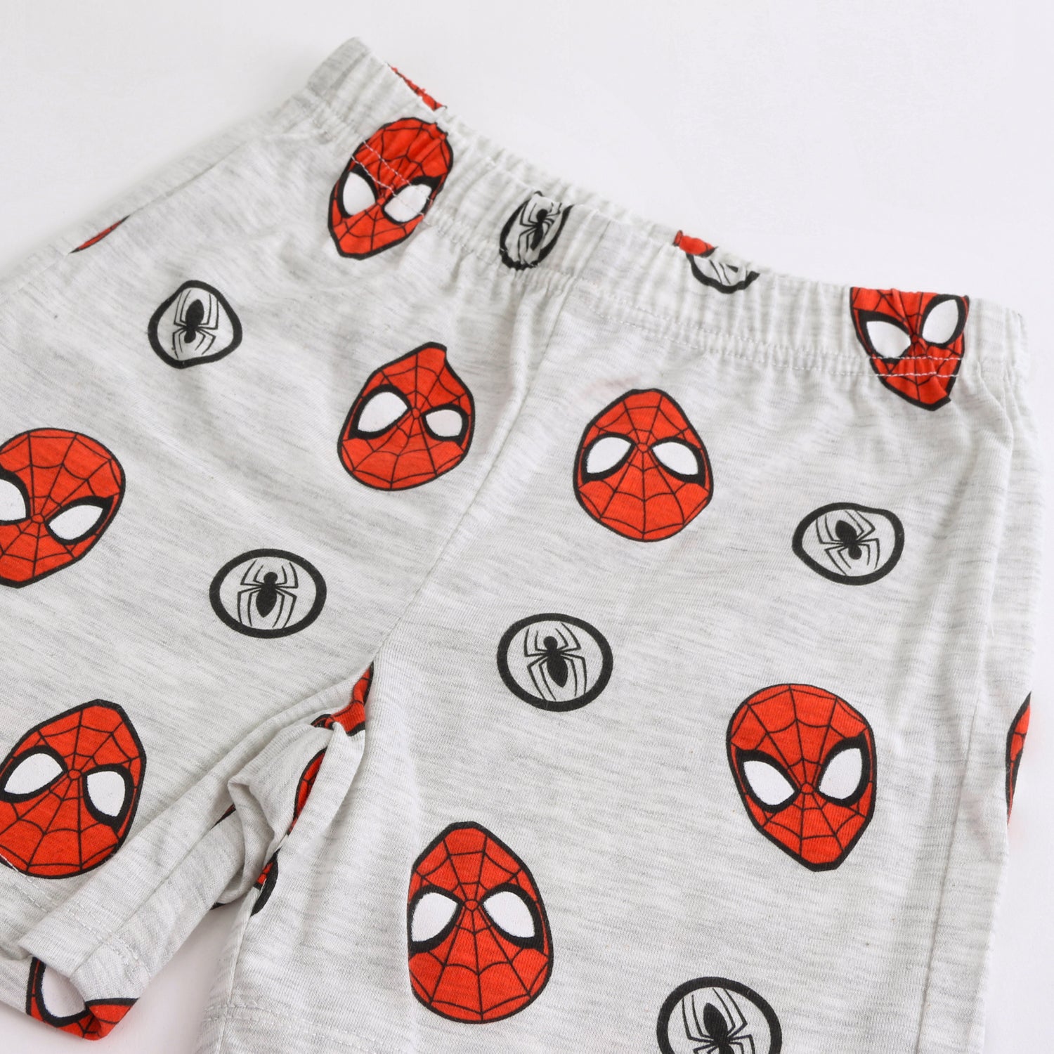 Pijama Manga Corta Niño Spiderman Marvel Full Print Gris