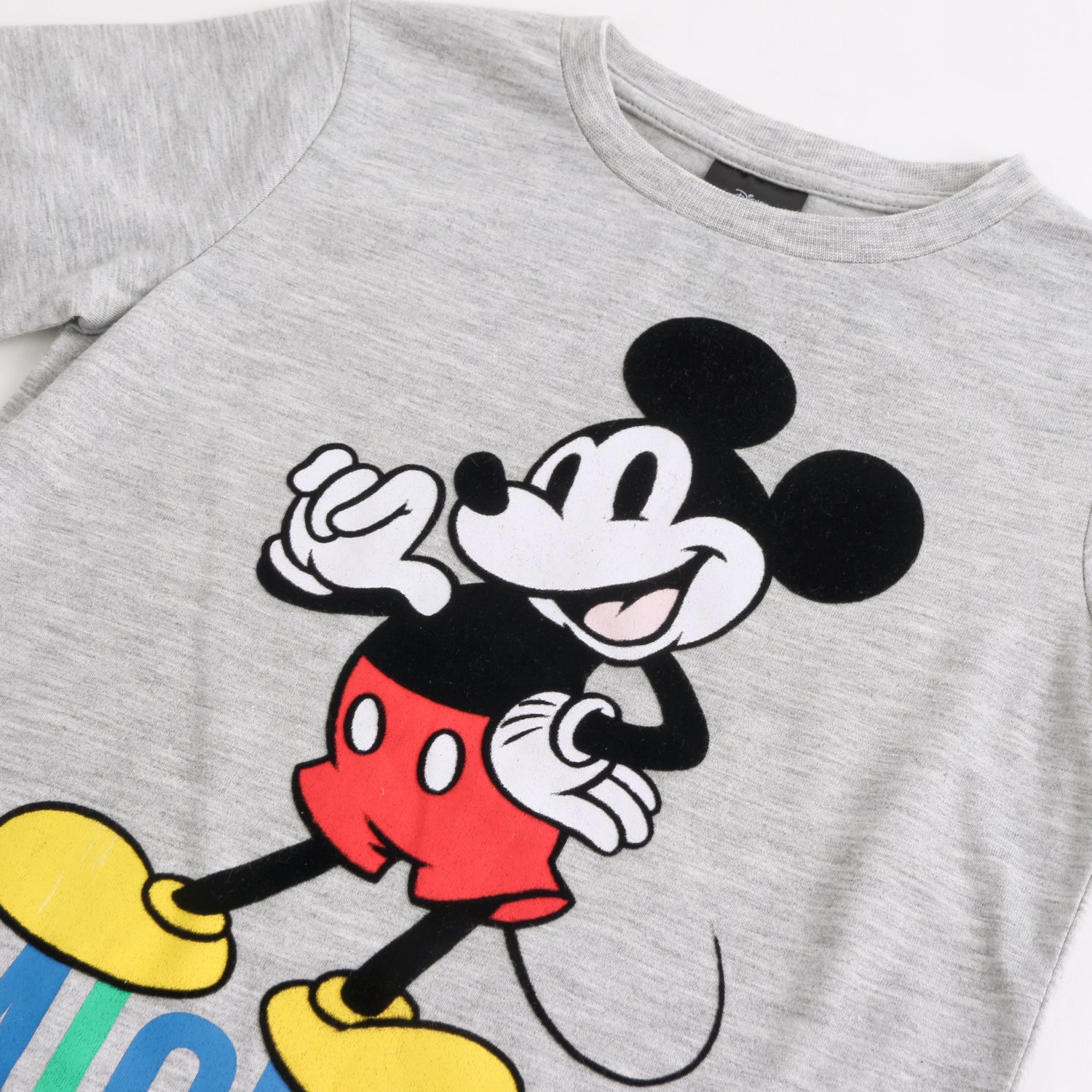 Pijama Manga Corta Niño Mickey Disney Parado Gris