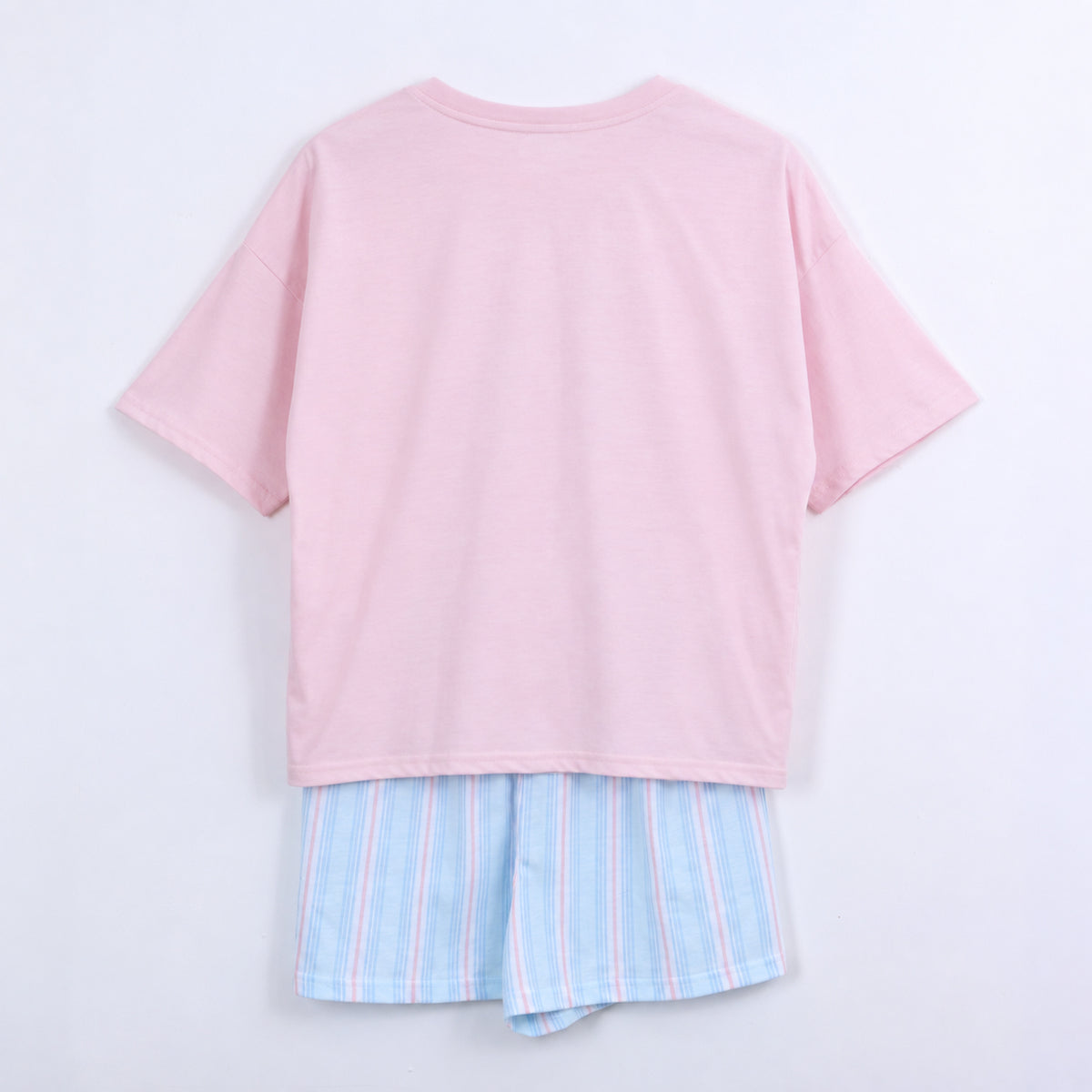Pijama Manga Corta Mujer Lilo & Stitch Disney Sentado Rosado