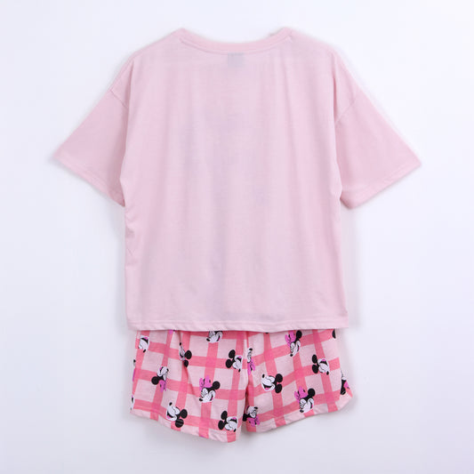Pijama Corto Mujer Mickey Disney Kisses Rosado - Pijamas Chile | The Brands Club cl
