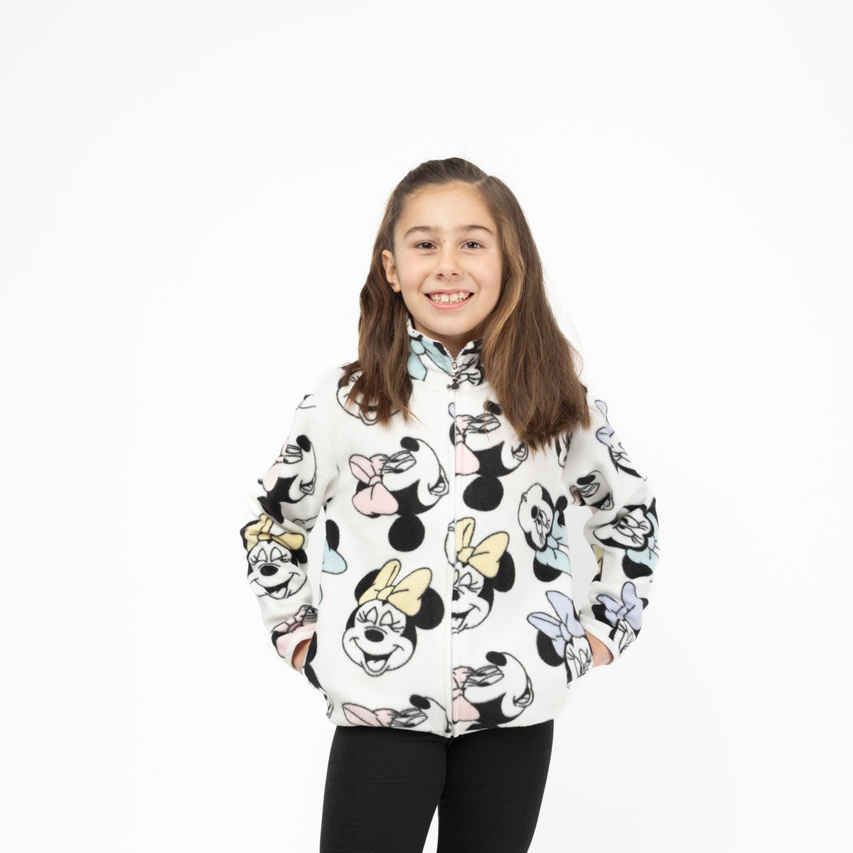 Polar Niña Caras Minnie Blanco Disney