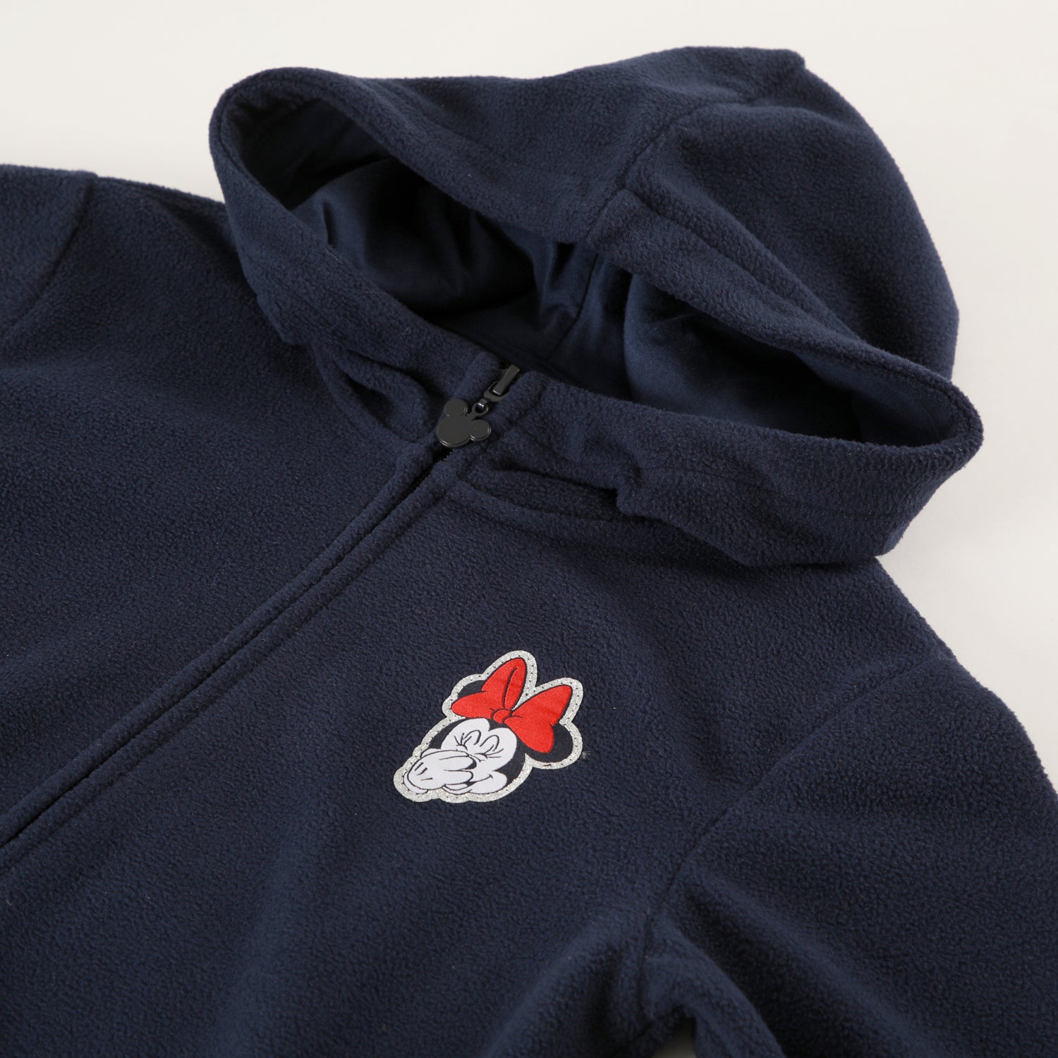 Polar Escolar Niña Minnie Logo Azul Disney