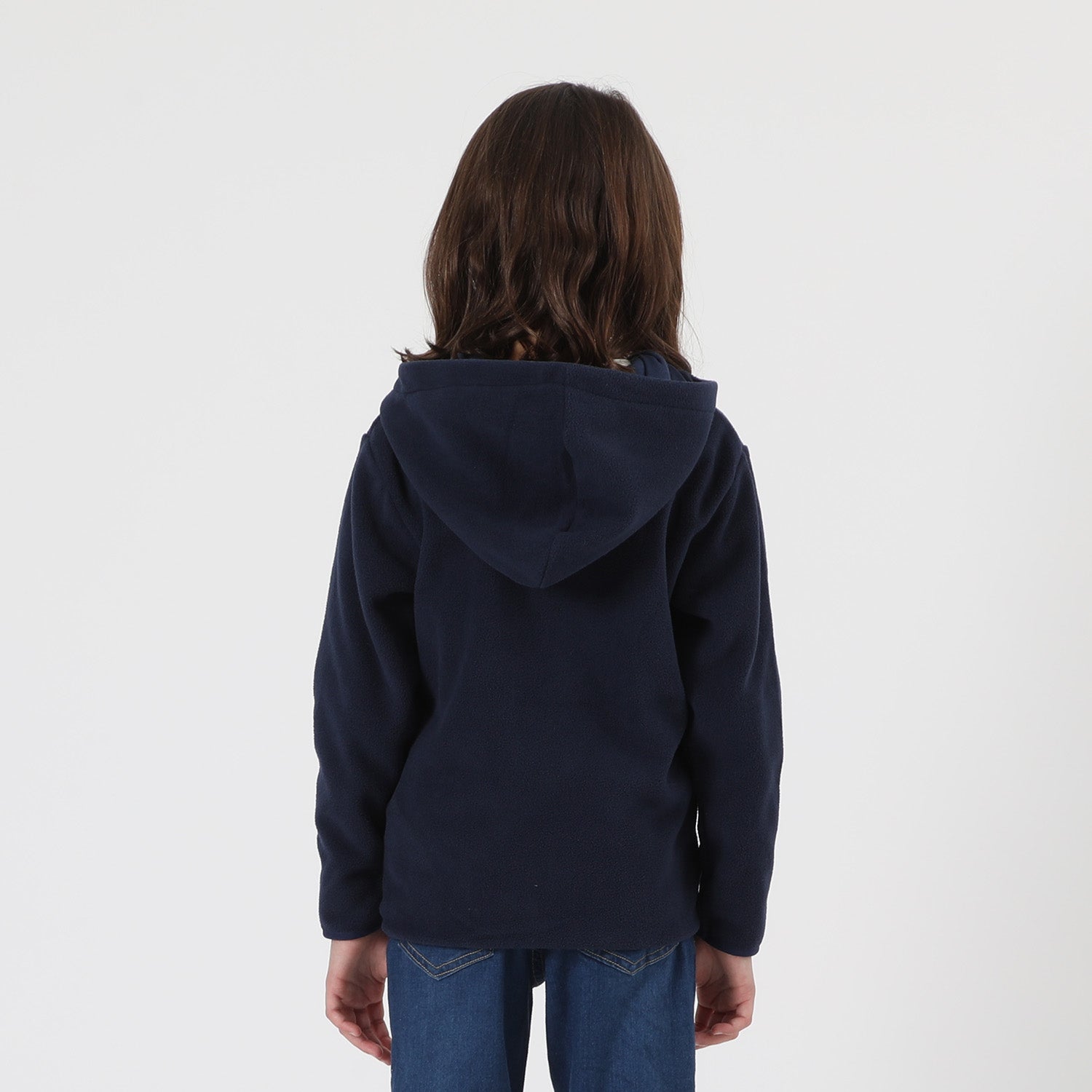 Polar Escolar Niña Minnie Logo Azul Disney