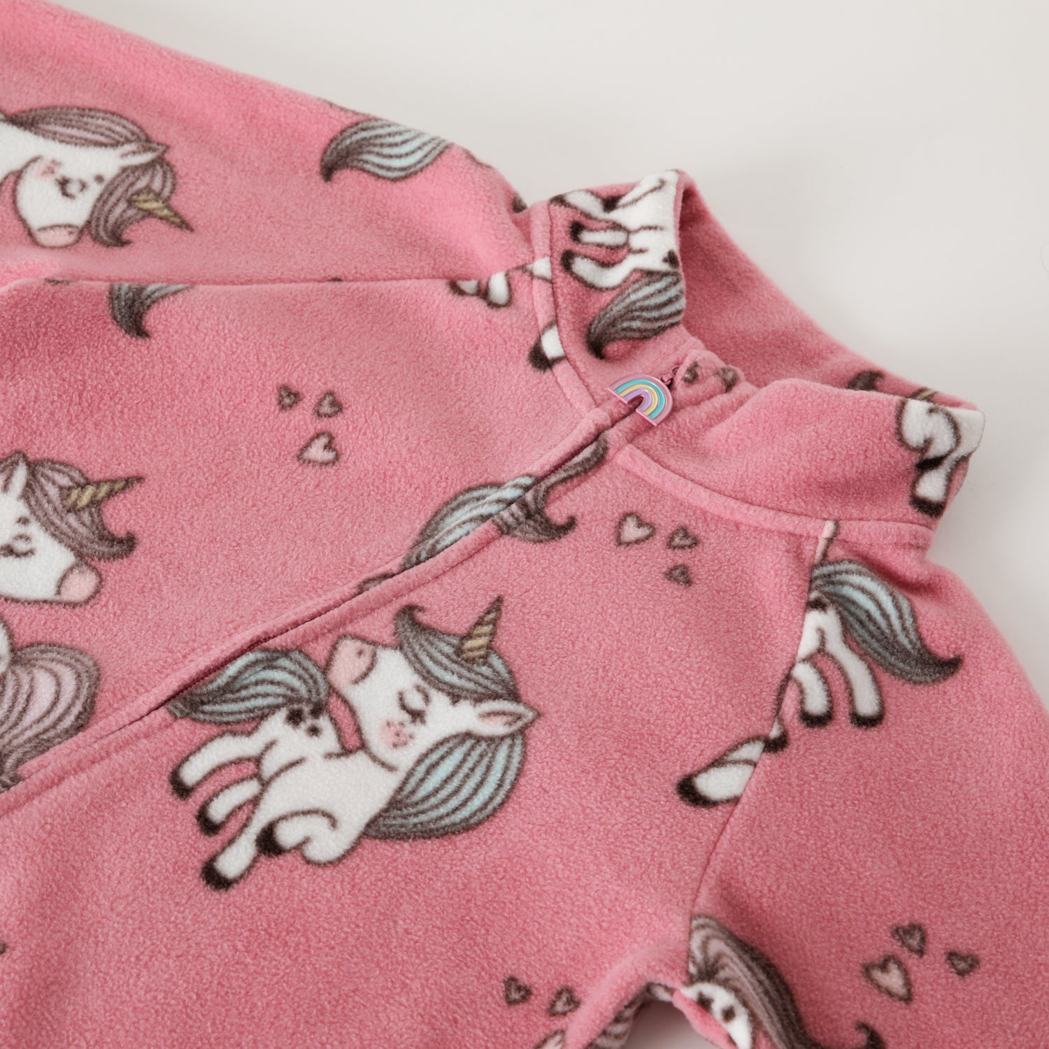 Polar Niña Hearts Rosado Unicornio