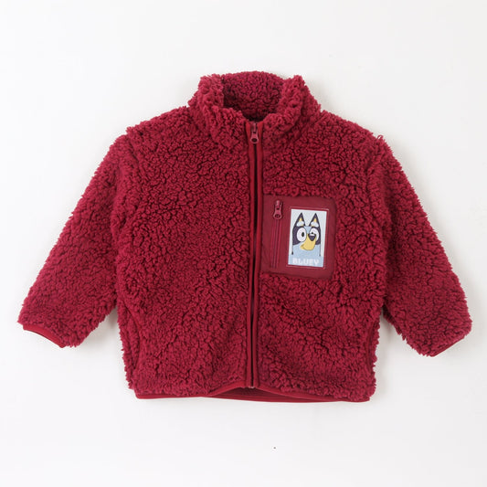 Polar Niño Chiporro Bolsillo Cierre Burdeo Bluey - Polares Chile | The Brands Club cl