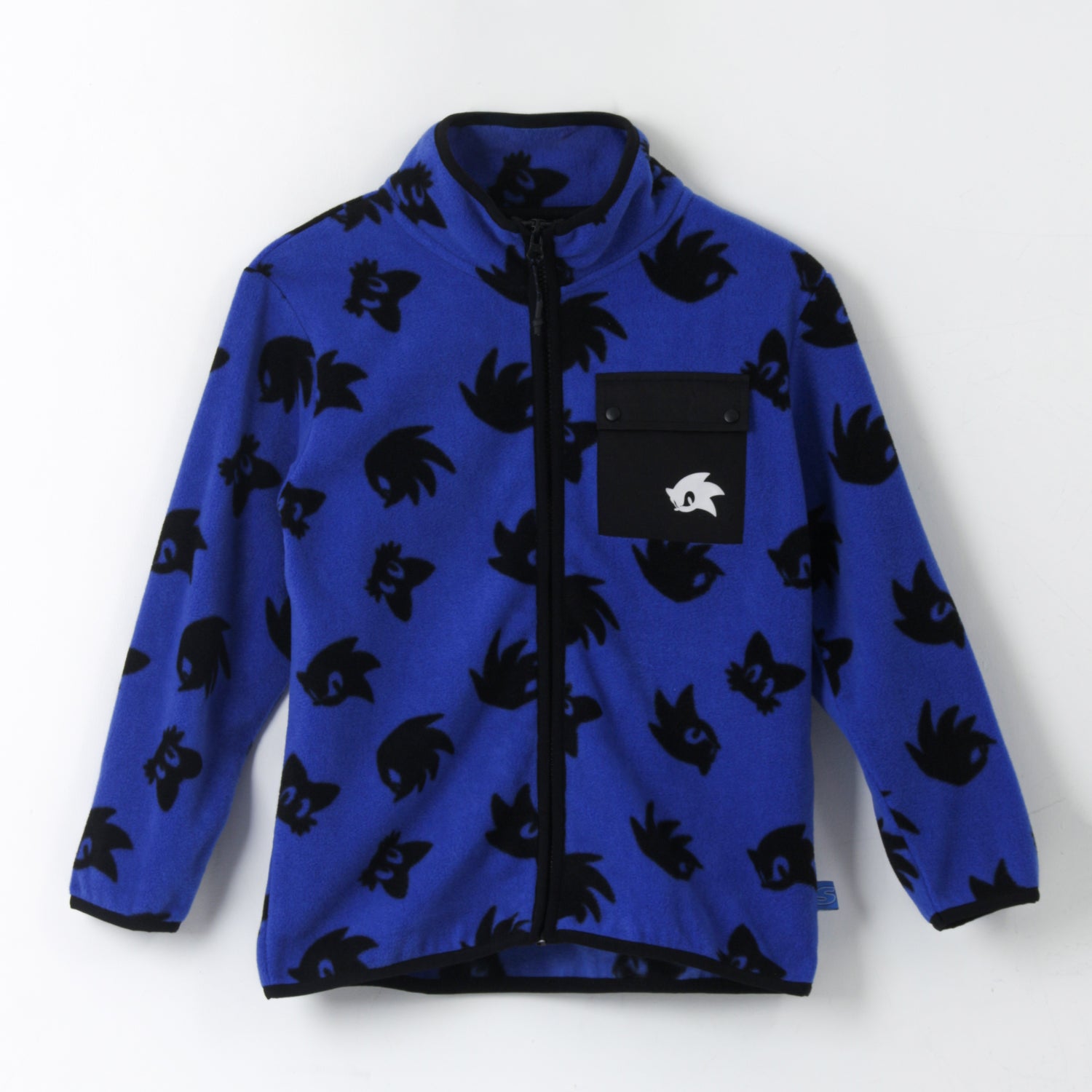 Polar Niño Full Print Caras Azul Bolsillo Sonic - Polares Chile | The Brands Club cl