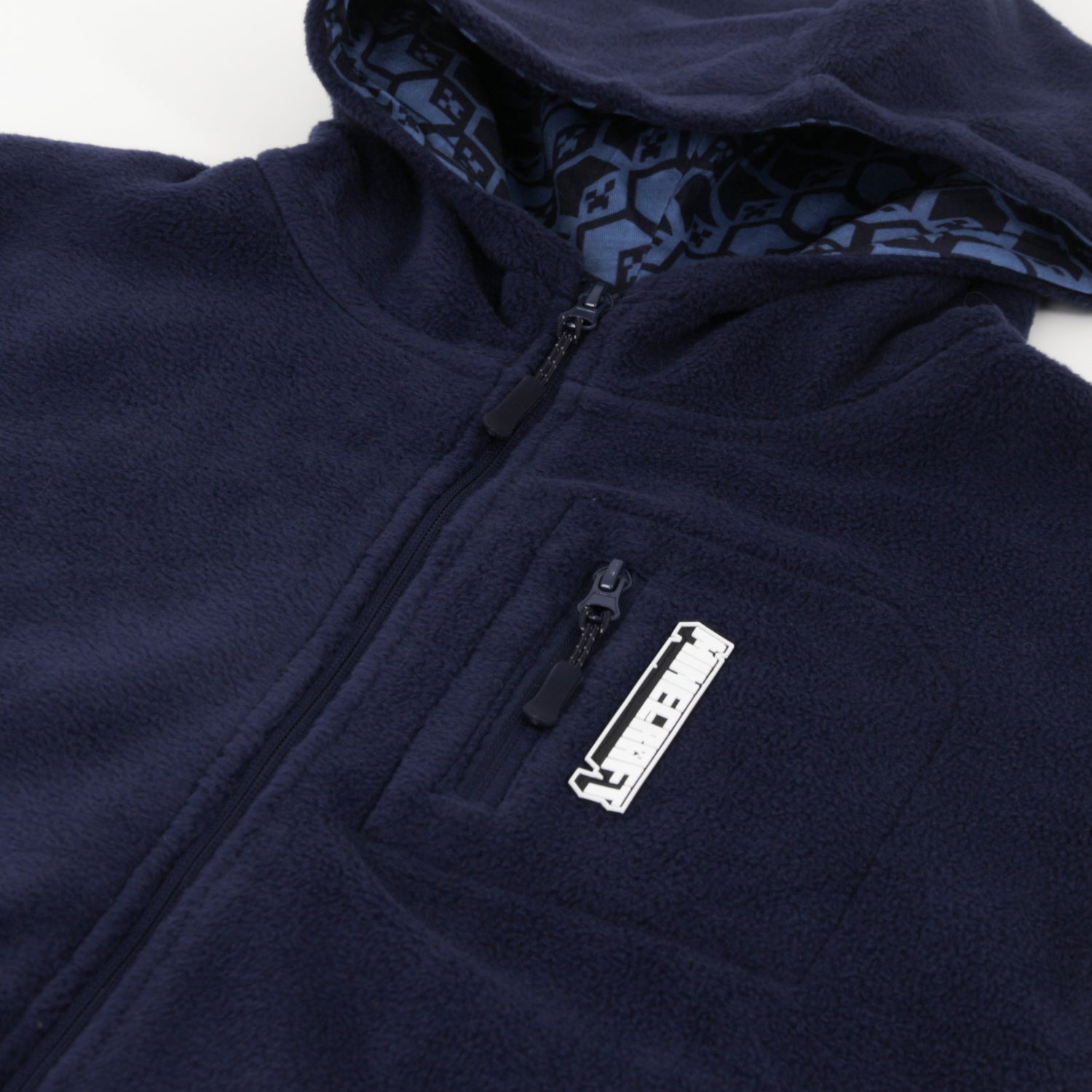 Polar Escolar Niño Azul Marino Bolsillo Minecraft