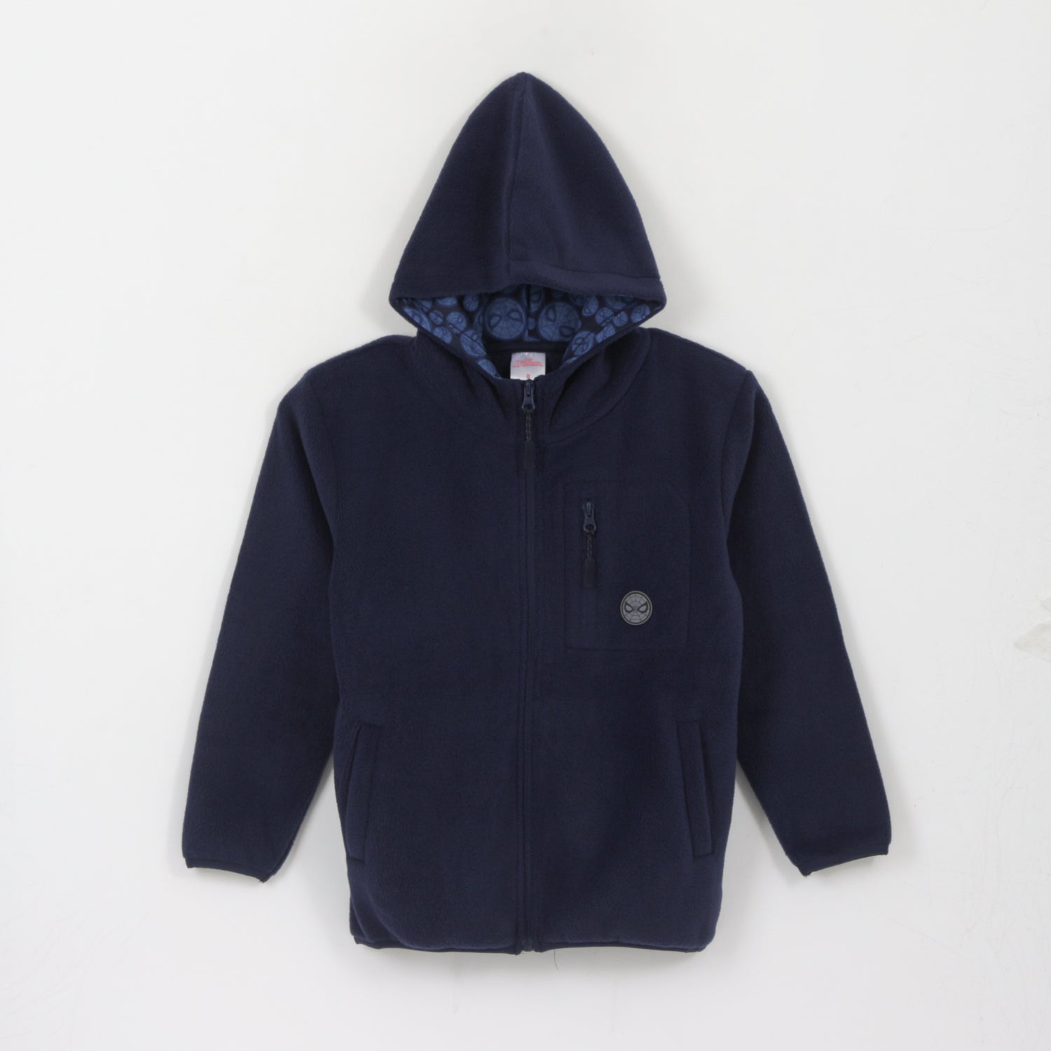 Polar Escolar Niño Azul Marino Bolsillo Spiderman