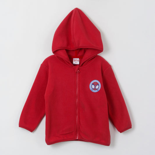 Polar con Gorro Niño Logo Spidey Rojo Marvel - Polares Chile | The Brands Club cl