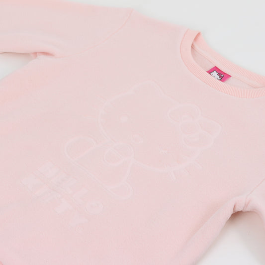 Polar Niña Diseño Frontal Logo Rosado Hello Kitty - Polares Chile | The Brands Club cl