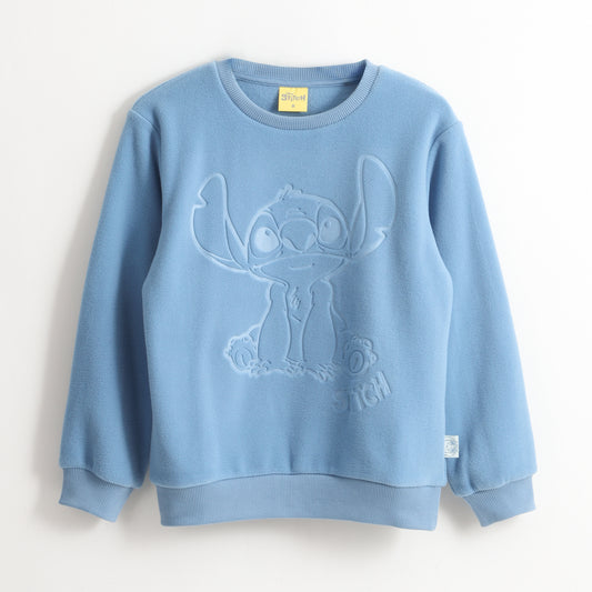 Polar Niña Diseño Frontal Lilo & Stitch Celeste Disney - Polares Chile | The Brands Club cl