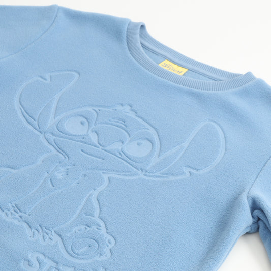 Polar Niña Diseño Frontal Lilo & Stitch Celeste Disney - Polares Chile | The Brands Club cl