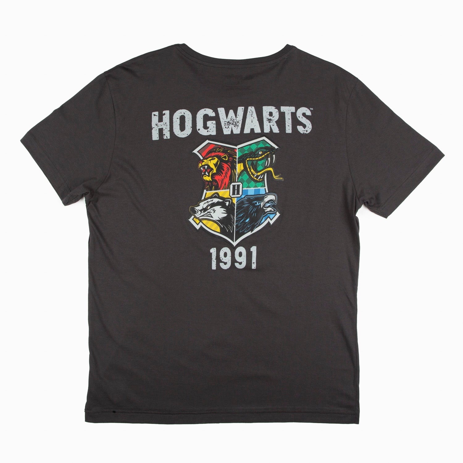 Polera Hombre Howarts 1991 Negro Harry Potter