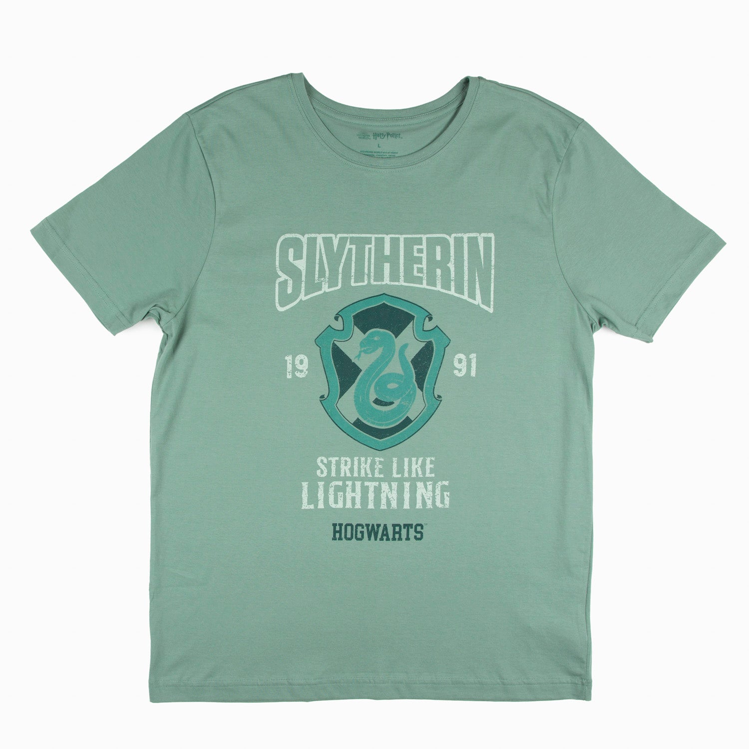 Polera Hombre Slytheryn 1991 Verde Harry Potter
