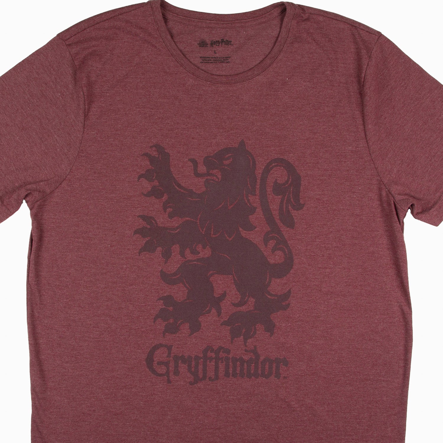 Polera Hombre Gryffindor Burdeo Harry Potter
