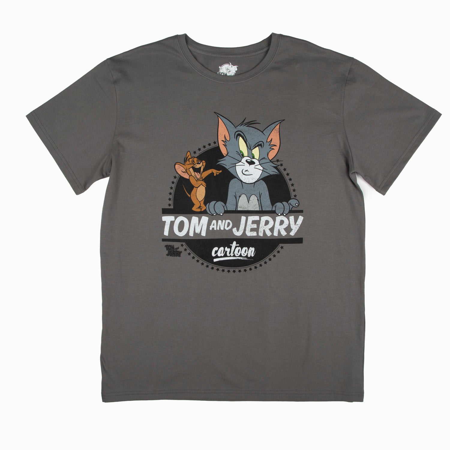 Polera Manga Corta Hombre Dia de los Enamorados Tom y Jerry