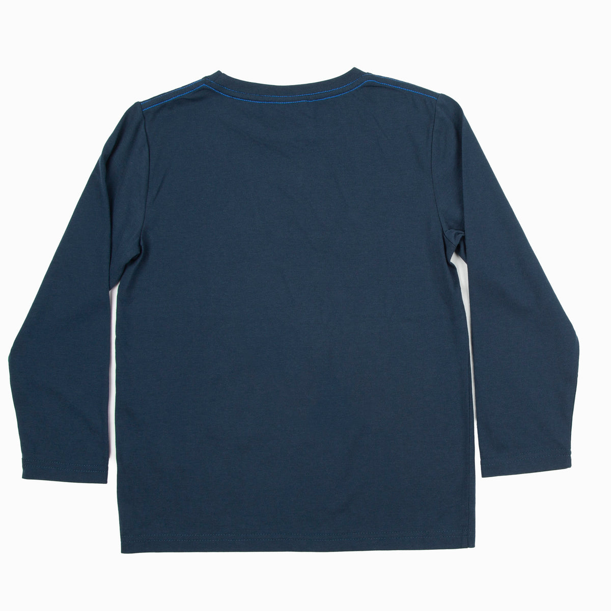 Polera Manga Larga Niño Corrriendo Azul Sonic