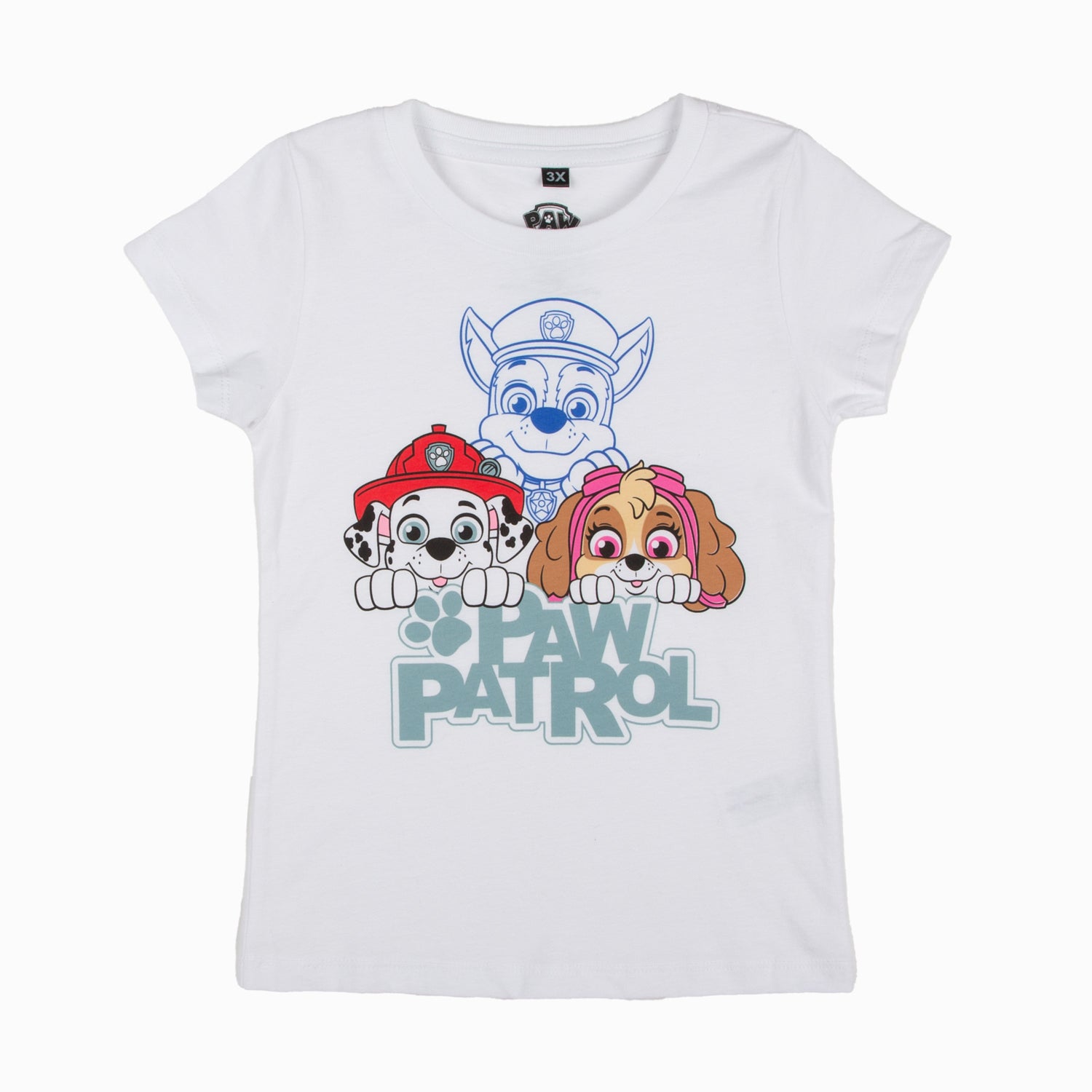 Pack Poleras Niña Rosado Paw Patrol