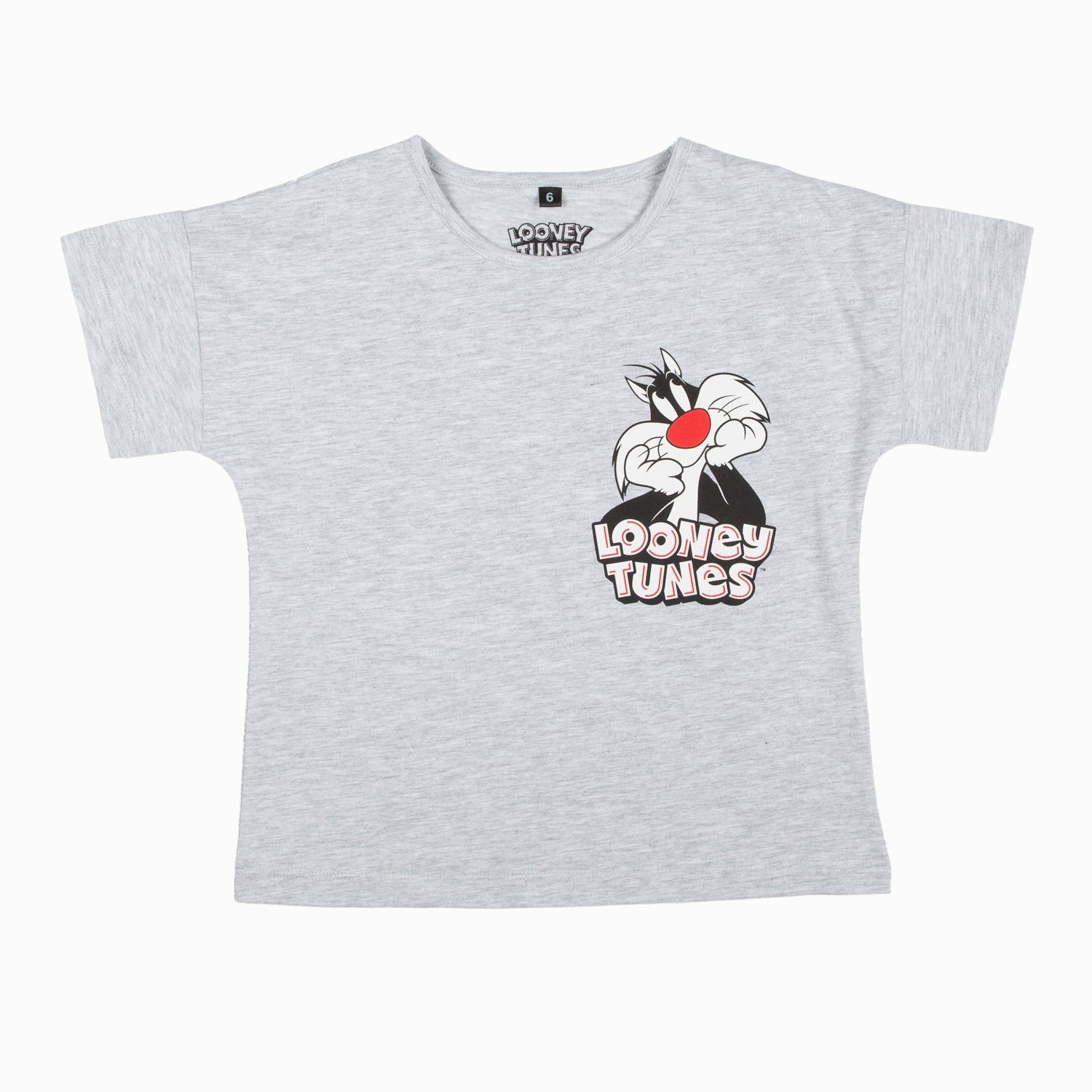 Pack Poleras Niña Silvestre Blanco Looney Tunes
