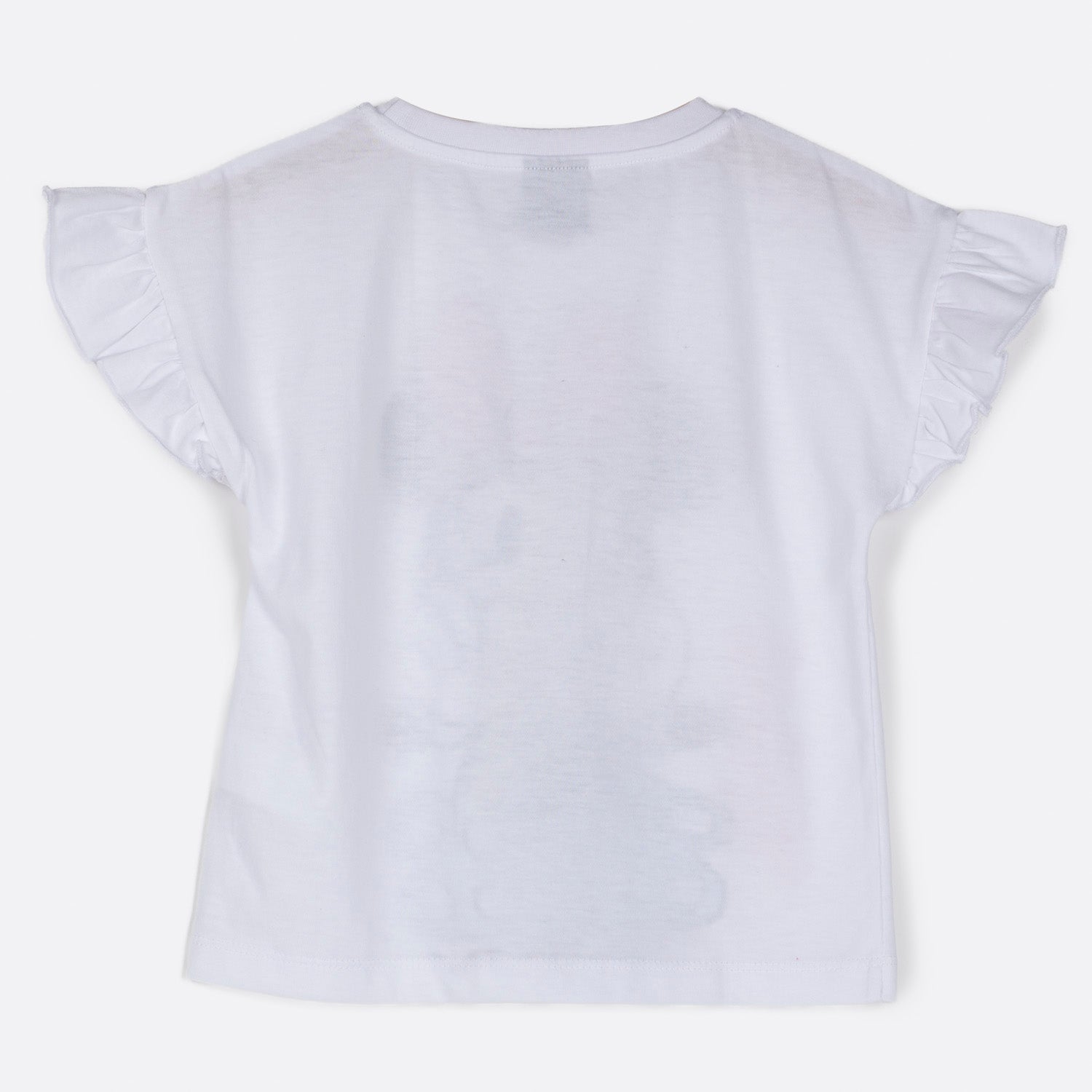 Polera Manga Corta Niña Vuelos Minnie Blanco Disney