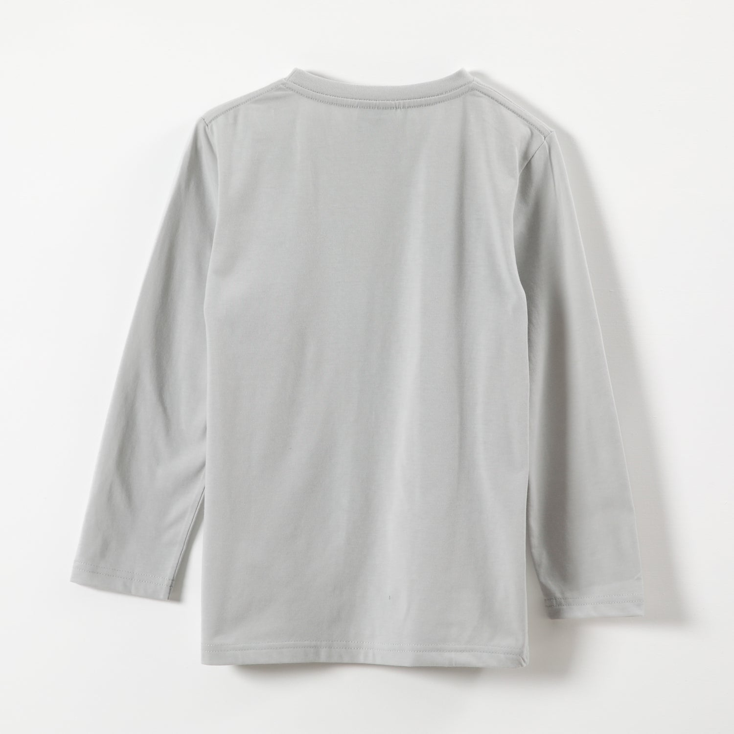Polera Manga Larga Niño Keep Runing Gris Sonic