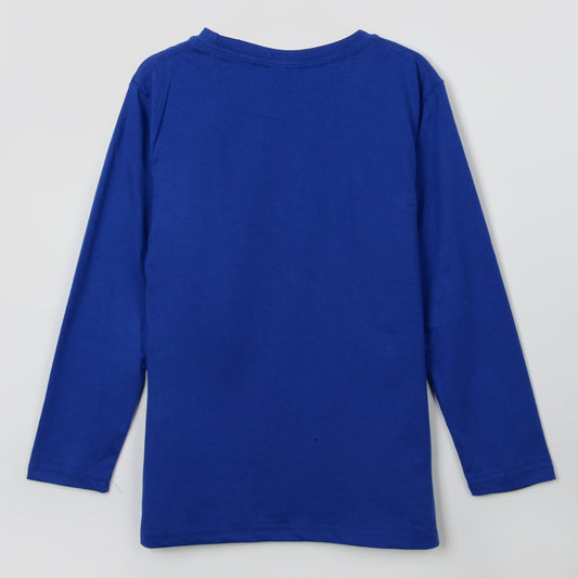 Polera Manga Larga Niño Azul Sonic - Poleras Chile | The Brands Club cl