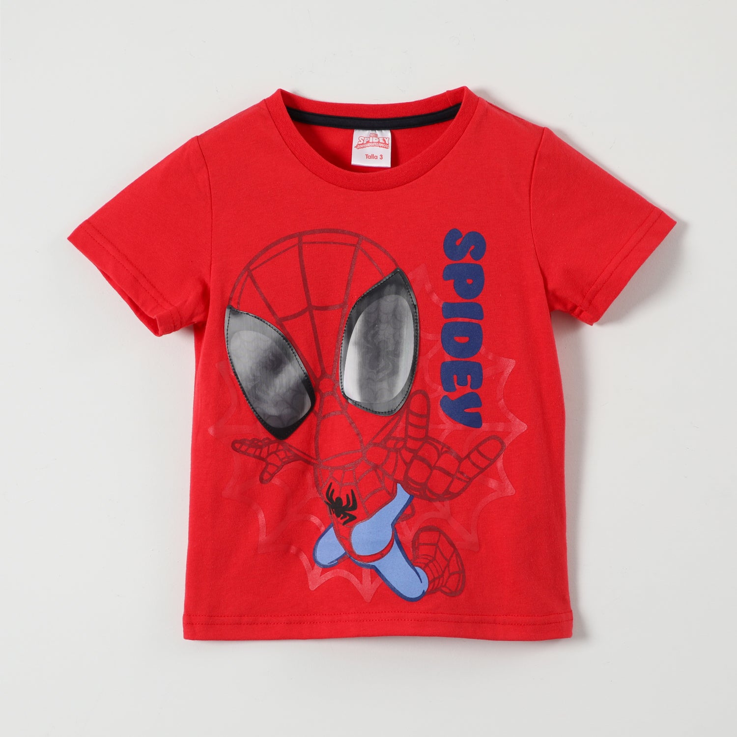 Camiseta De Niño Marvel Spidey Y Sus Amigos | 100% Algodón, Estampado Con Spider-Man, Iron Man, Hulk Y Capitán América, Ideal Para Fans