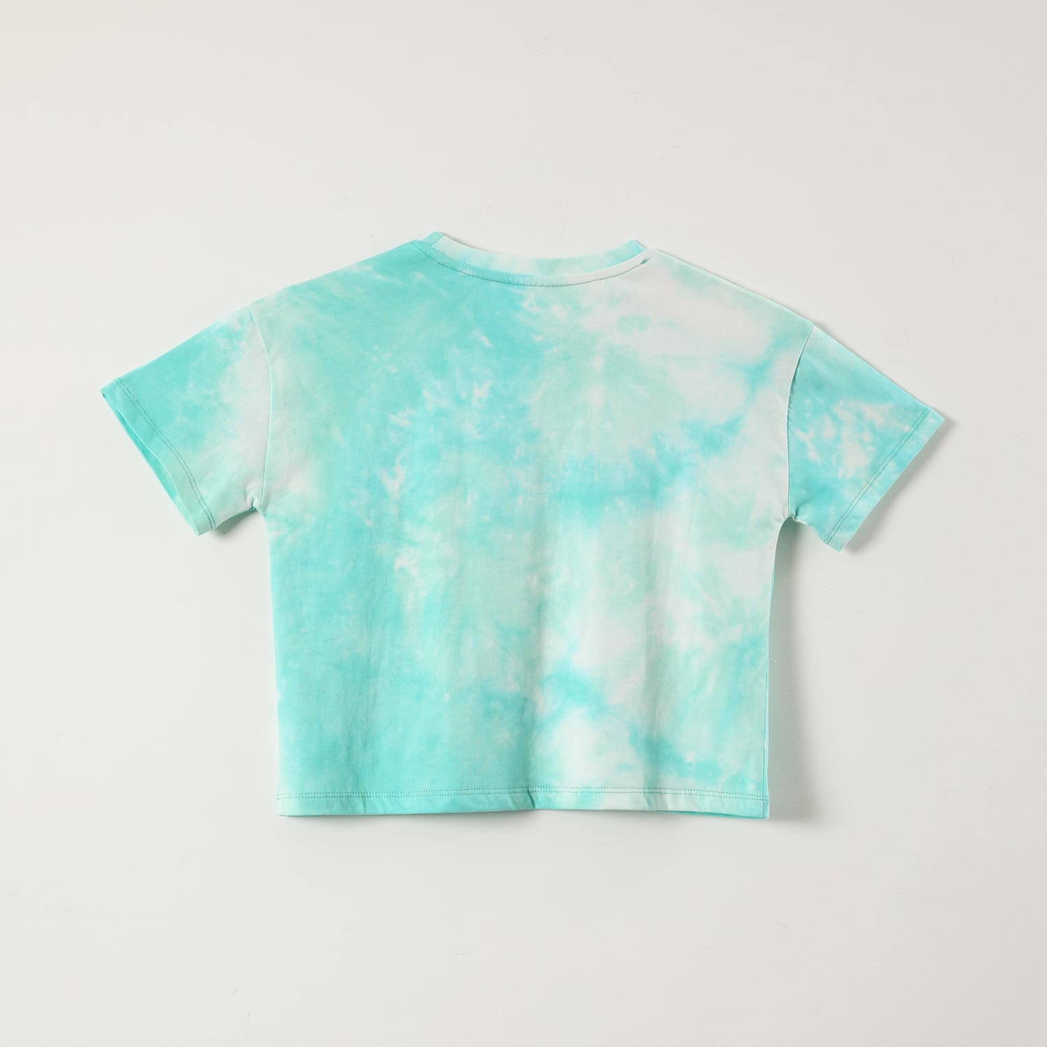 Polera Manga Corta Niña Woodst Turquesa Snoopy